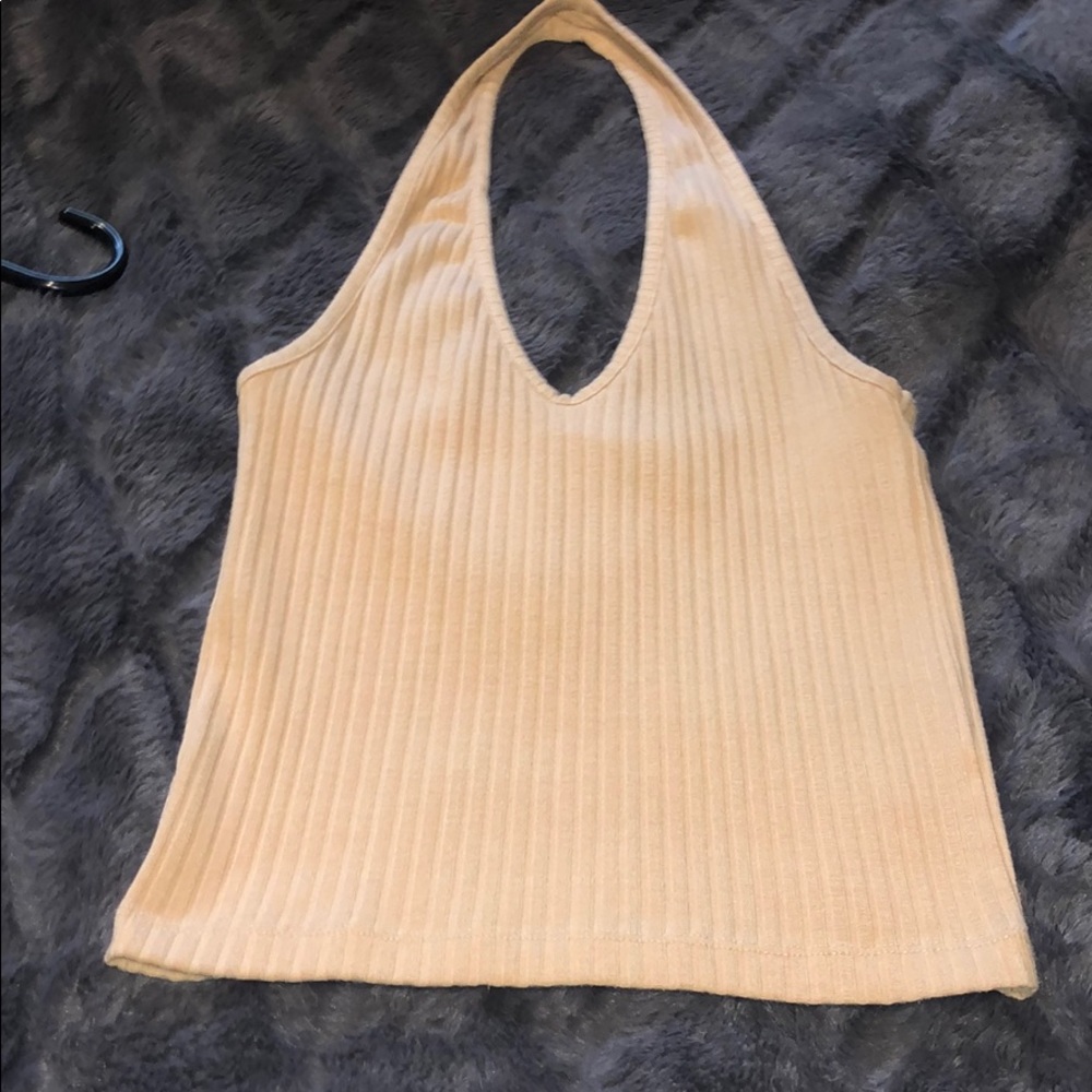 Tan crop top